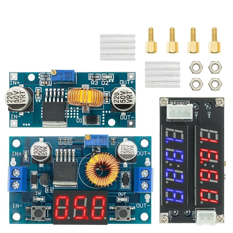 PURETEK XL4015 5A High Power 75W DC-DC Adjustable Step-Down Module