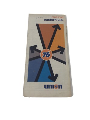 Vintage 1973 76 Union Eastern US Road Map