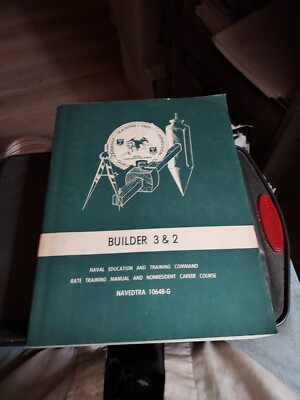 BUILDER 3 & 2 BOOK NAVAL EDUCATION AND TRAINING COMMAND RATE TRAINING MANUAL