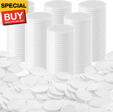 1000 Pieces 1 Inch Bingo Chips Bulk, Bingo Markers for Math Practice, Plastic Le