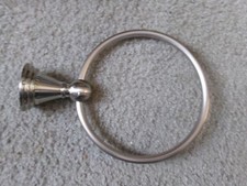 Vintage Chrome Ring Towel Rack