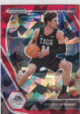 2021-22 PRIZMS RED ICE RC COREY KISPERT ROOKIE PRIZM DRAFT PARALLELS Z2970