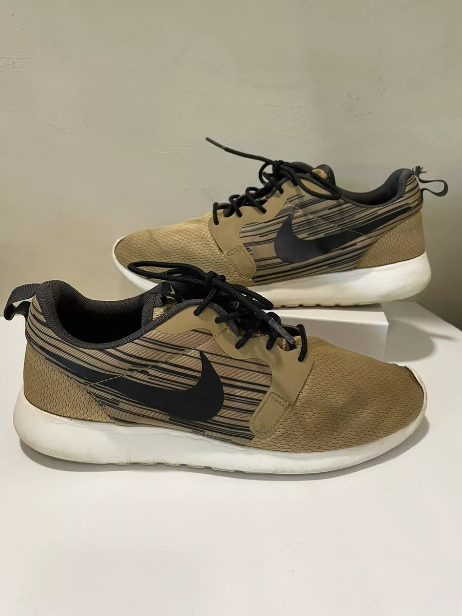 Behandeling pack vliegtuig Size 10 - Nike Roshe Run Hyperfuse Metallic Gold | eBay