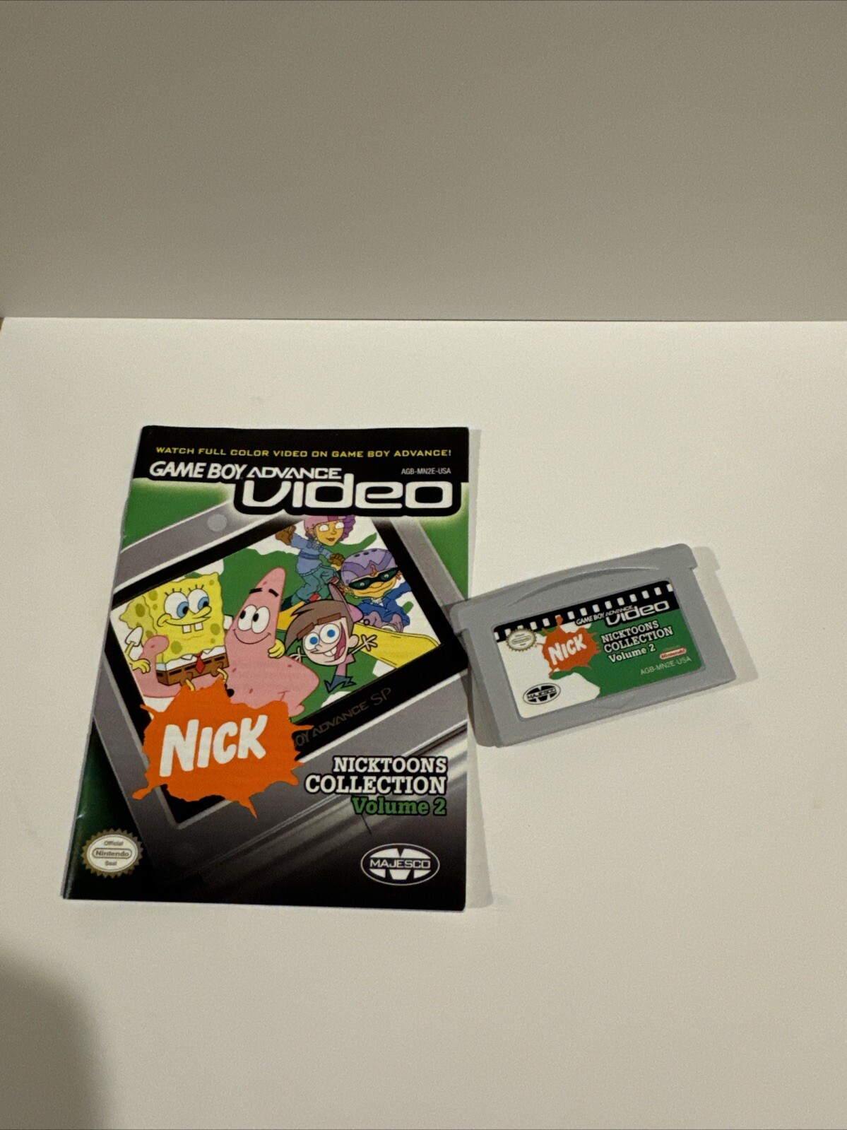 Complete Gba Video Collection Game Boy Advance Video: Nicktoons Collection Volume 2 GBA w/ manual | eBay