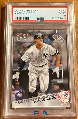 2017 Topps Now Aaron Judge Rookie RC #630 PSA 9 MINT Yankees