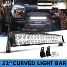 Led Light Bar 22inch 120w Curved Spot Flood Combo Off Road Waterproof Truck Suv