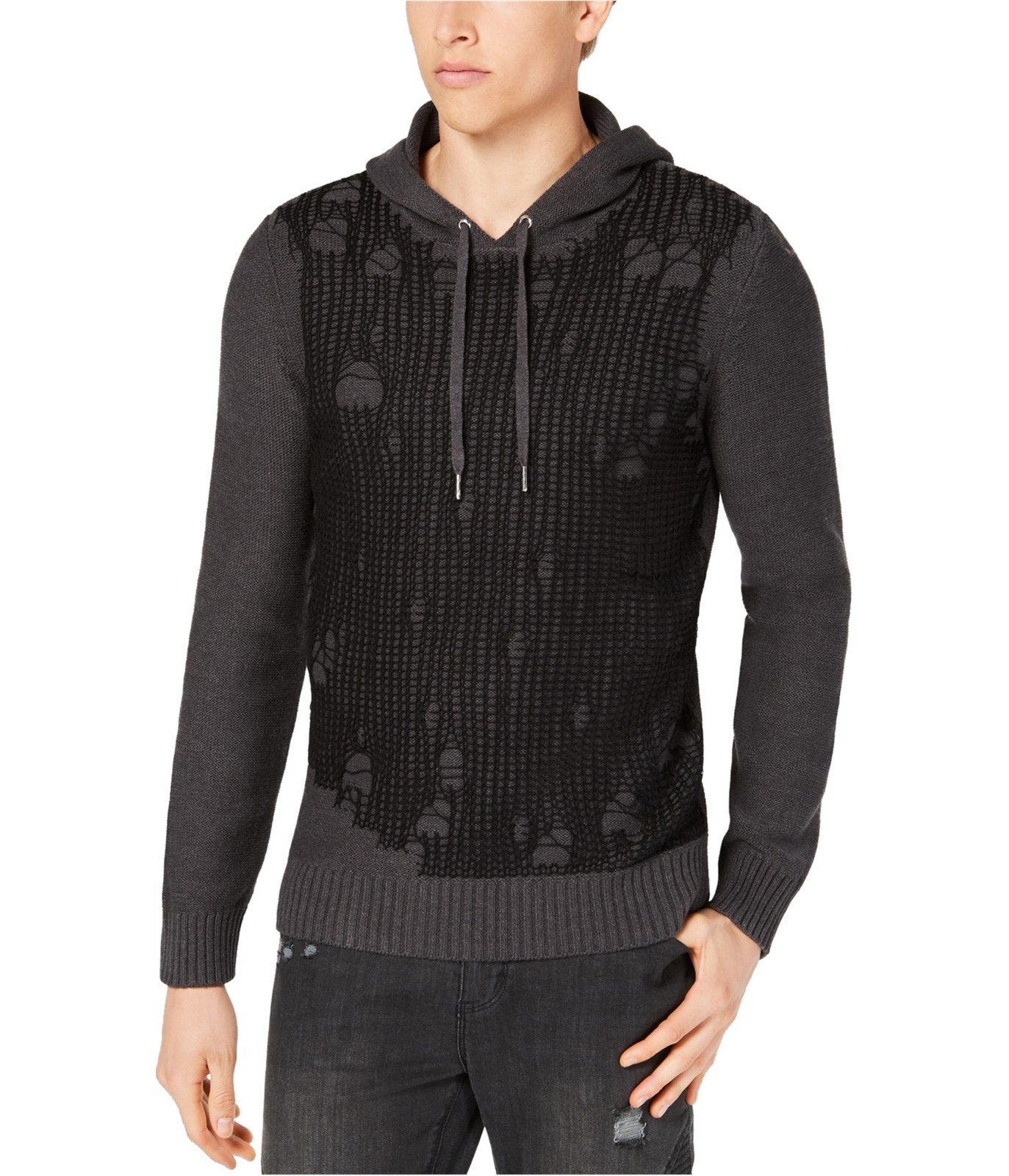 INC Mens Flatline Hooded Sweater 6190₽