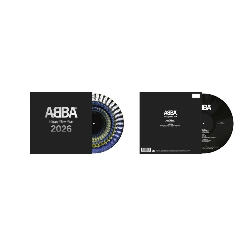 ABBA HAPPY NEW YEAR 2026 7” ZOETROPE 4500 COPIES WW NEW PRESALE - Image 2 of 3