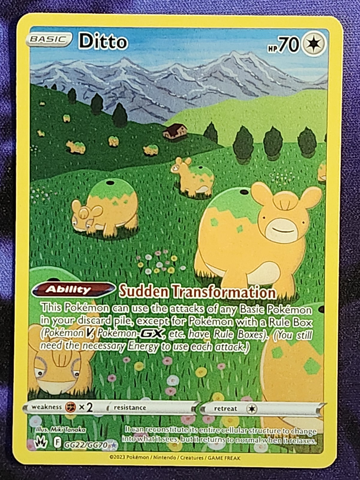 Pokemon Ditto GG22/GG70 Crown Zenith CRZ