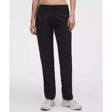 Lululemon Dance Studio Mid-Rise Pant Regular Black Swift Fabric LW5ENOR Size 6