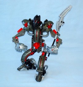 Lego Bionicle MAKUTA 8593 - Original 2003 TERIDAX Mask of Shadows with Manual