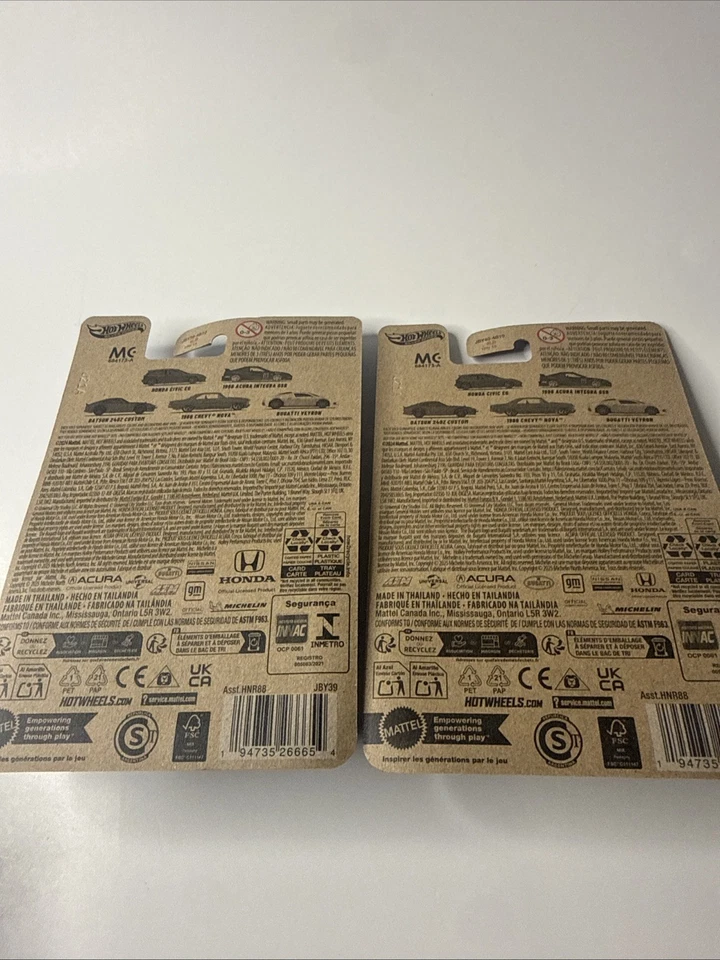Hot Wheels Fast & Furious Silver Series Racing Course Civic EG 2025 + Integra Foto 4 de 4