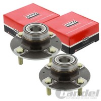 2X Mapco RADLAGER-SATZ Hinten Passend FüR Hyundai Accent Coupe Lantra | 26573