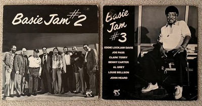 Count Basie Vinyl LP Basie Jam #2 AND Basie Jam #3