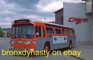Citylink New Look Fishbowl 1206 Peoria IL Original Fujichrome Bus Slide 2016