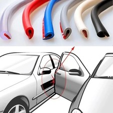5M Car-Door Edge Guard Protector U-Type Rubber Trim Scratch Protection Moulding
