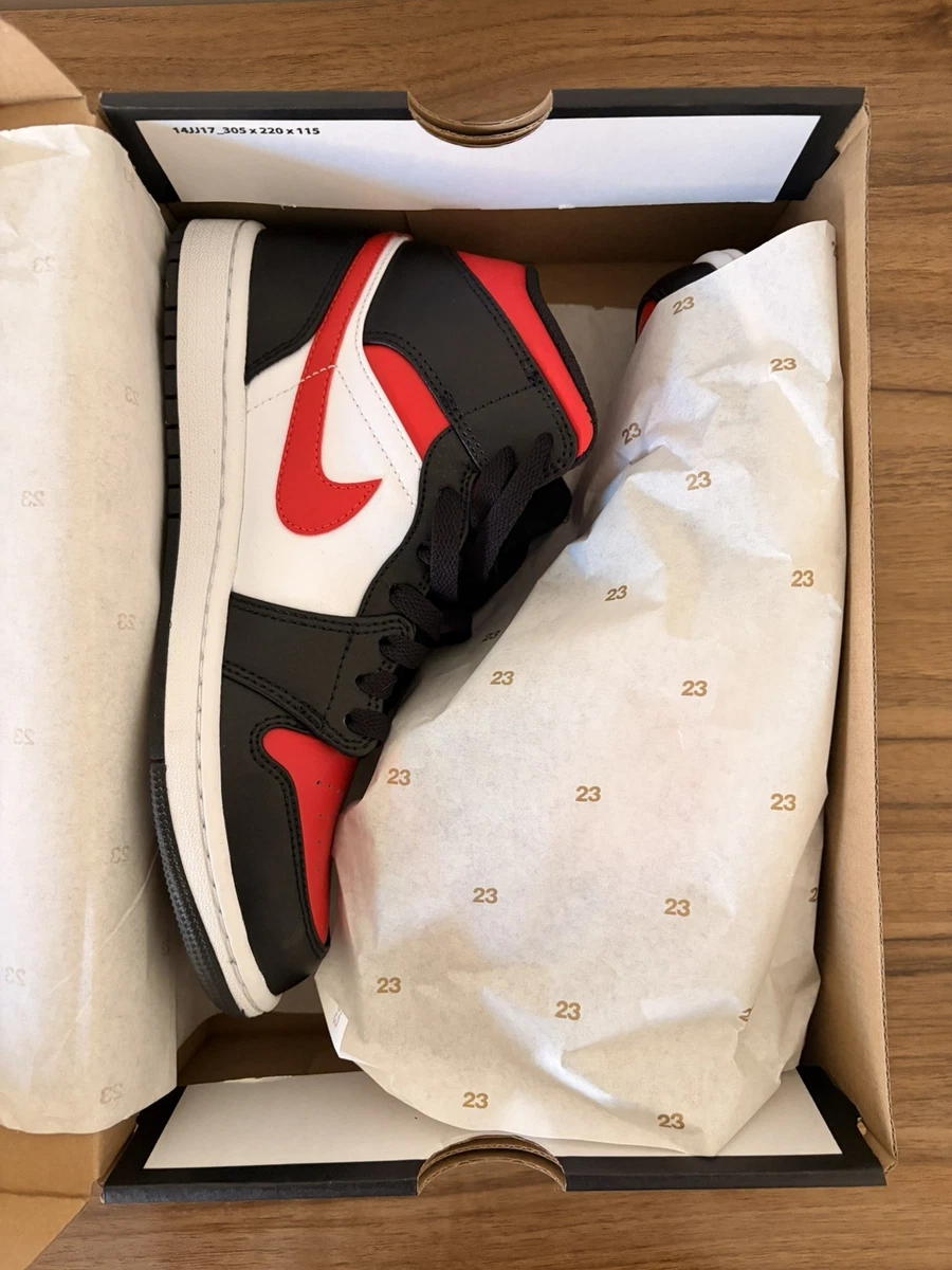 Preços baixos em Jordan 1 Mid Black Red | eBay