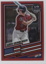 2026 Panini Stars & Stripes Prizm Red Prizm 217/399 Jared Grindlinger #87 yl0