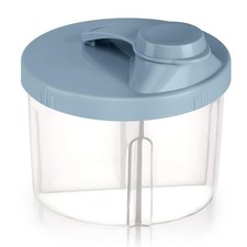 Non-Spill Rotating 4-Compartment Baby Formula Dispenser for Travel Infant