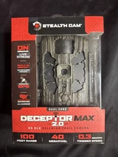Stealth Cam Deceptor Max 2.0 No Glo Cellular Trail Camera STC-DCPTRX2 40MP Brown