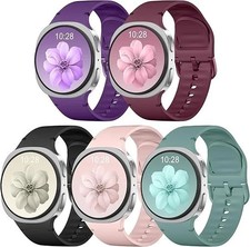 5 Pack Silicone Bands Compatible with Samsung Galaxy Watch 8 40Mm 44Mm/Galaxy Wa