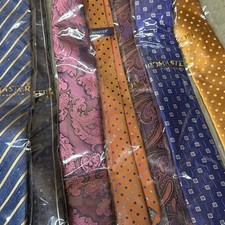 50 New Men  s Neckties   Assorted Colors   Store Closeout 100 Micro Fiber New