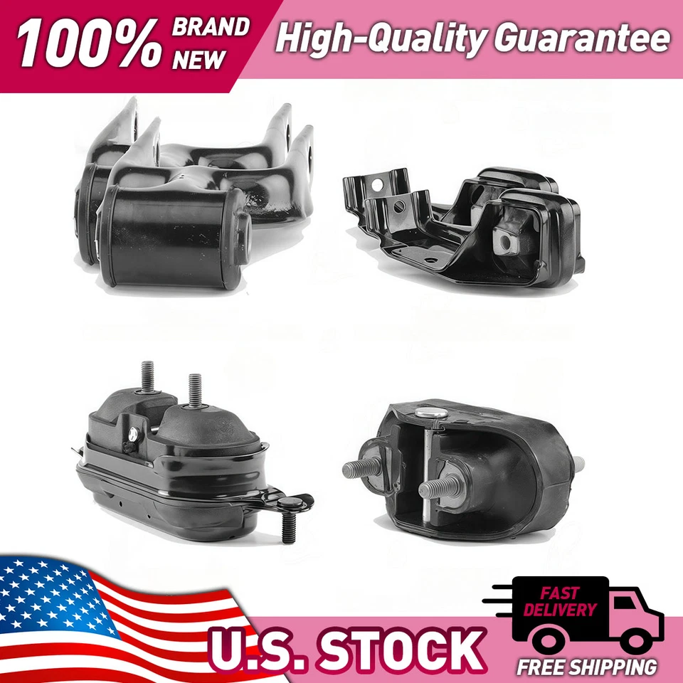 Engine Motor Mount Kit for Chevrolet Monte Carlo 2000 2001 2002-2005 3.4L V6 - Image 4 of 4
