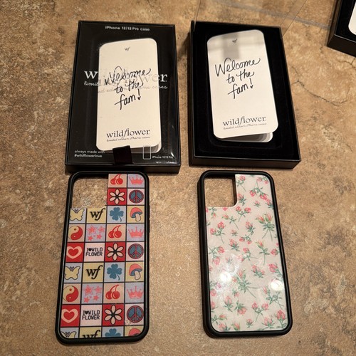 Wild Flower IPhone Case Limited Edition iPhone 12/12 Pro Case Multicolor Used X2