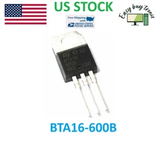 US Stock 10pcs BTA16-600B BTA16-600 Triac 600V 16A