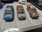 Hot wheels Vintage Redlines Lot Missing Hoods 3 muscle Cars