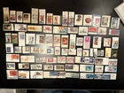 81-Used US Stamp Collection. All Plate Numbers. No Duplicates. On & Off Paper.