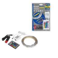 LAMPA Tira de Luces LED Coloridas para Vehículos con 16 Colores y Mando a Distancia