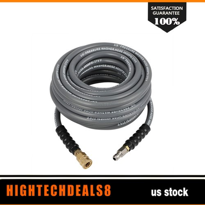 #ad #ad High Pressure Washer Hose 50ft 4800 PSI 3 8quot; Quick Connection Hose $75.59