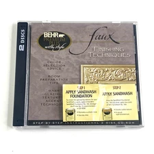 Faux Finishing Techniques - Behr Premium Plus (2-Disc CD) 2003 Home Depot