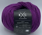 K & C Essential Yarn 100% Superwash Merino Fine Wool "Deep Orchid" 1.8oz /84yds