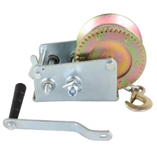 New 3500 lbs Hand Winch With Cable For Trailer Winch Durable Hand Crank Winch