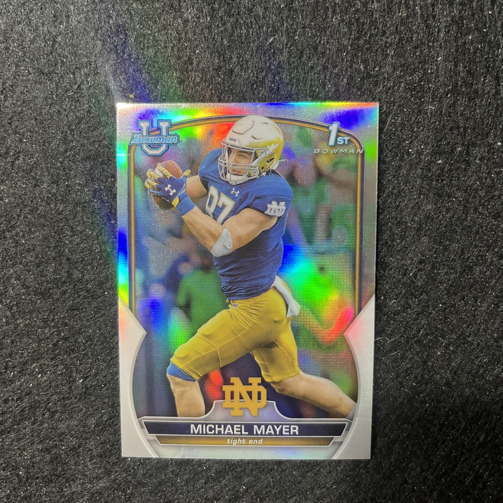 2022 Bowman University Chrome - Michael Mayer #41 Refractor (RC)