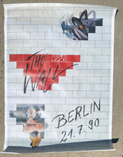 Rare Original 1990 Pink Floyd The Wall Roger Waters Berlin Gerald Scarfe Poster