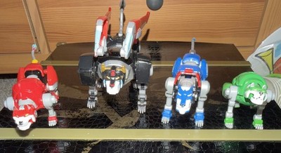 Voltron 8'' Complete Set Diecast Legendary Defender Netflix Figure Playmates 2017