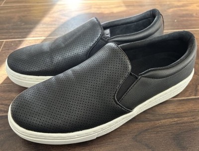 Skechers Goldie Plane Slip On Sneaker Turnschuhe Schwarz Uk Größe 4