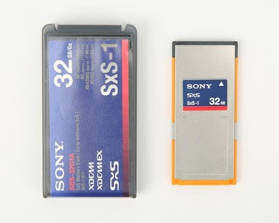 SONY SBS-32G1A SxS-1メモリーカード 32GB ２枚セット Sony SxS-1 G1 32GB Memory Card SBS-32G1A for PMW-EX1R, PMW-320/350