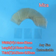Mica Transparent Foil Plate Electrical Insulation Clear Thin Sheet