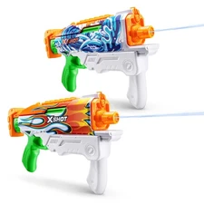 X-Shot Fast-Fill Water Blaster Toy 2 Pack Fills in 1 Second Flames Splash