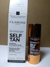 Clarins Self Tan Radiance-Plus Golden Glow Booster for Face 0.5 fl. oz.  tester