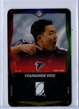 2025 UNO ELITE CORE 102 YOUNGHOE KOO FALCONS WILD FOIL Rare SSP