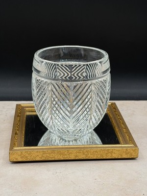 Ralph Lauren Crystal Herringbone Collection Roly Poly Rocks Glass /Blown Glass