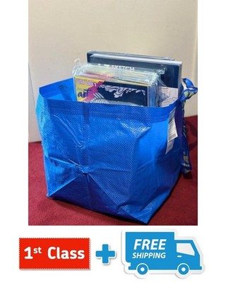 Ikea Frakta blau große Aufbewahrung Wäschesäcke..