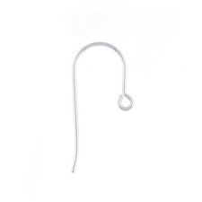 2 x USA French Ear Wires - Sterling Silver - Makes 1 Pair - FREE SHIPPING