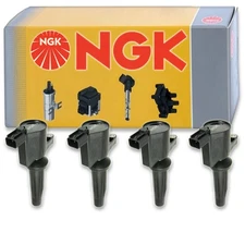 4 pc NGK 48846 U5019 Ignition Coils for ZZCA-18-100 LF16-18-100B sj