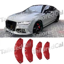 4pcs Red Custom Aluminium Caliper Covers For Audi A7 4pcs Red Custom Aluminium Caliper Covers For Audi A7